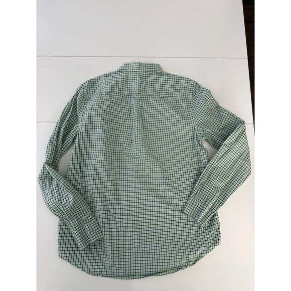 Ralph Lauren Shirt Boys XL 18-20 Blue Green Gingham Long Sleeve Button Down chur - Picture 7 of 11